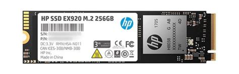 HP EX920 SSD 256GB NVMe M.2 PCIe 3.0 x4 Solid State India | Ubuy