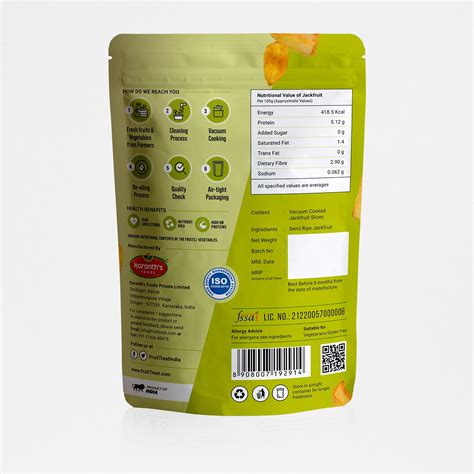 Natural Jackfruit Chips |Vacuum Fried Jackfruit Snacks | FruitTreat ...