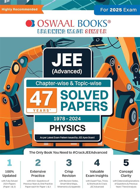 Oswaal JEE Advanced 47 Years' Chapter-wise and Topic-wise Solved Papers ...
