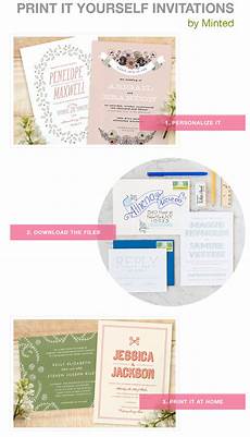 Print It Yourself Wedding Invitations by Wedding Invitations Weddingbee Print It Yourself Wedding Invitations