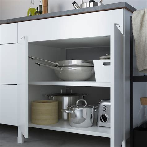 ENHET base cabinet for hob, white, 80x60x75 cm (311/2x235/8x291/2") - IKEA