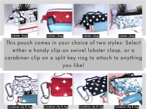 Buy Paw Print Asthma Inhaler Case Holder, Clip-on Inhaler Zipper Pouch ...