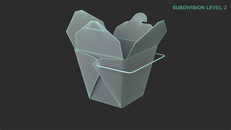 Chinese Food Container Open 3D - TurboSquid 2033390