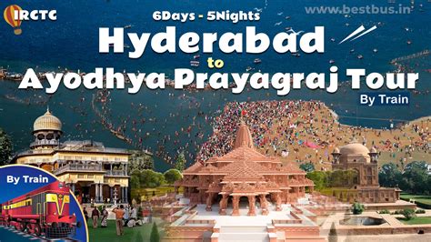Ayodhya Prayagraj Tour Package From Hyderabad By Train
