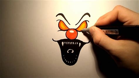 Easy Clown Drawing at GetDrawings | Free download