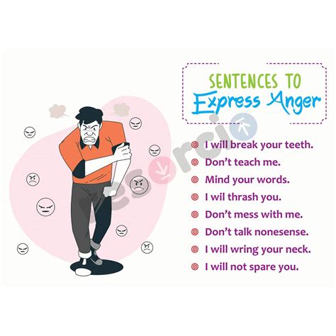 Sentences to Express Anger - Template 03