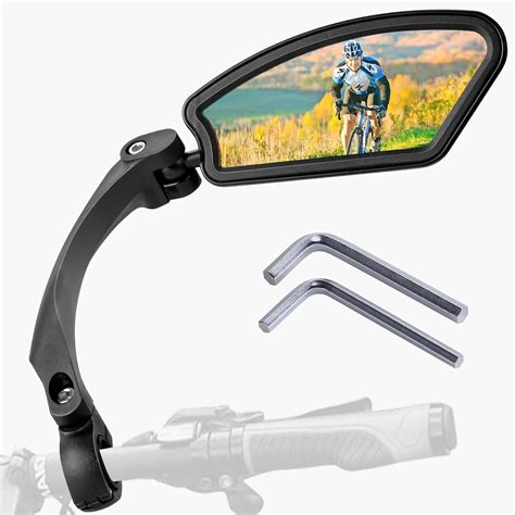 Amazon.com: New Bike Mirror Handlebar Mount, Adjustable Rotatable Bike ...