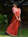 Modal Printed Polka Dot Orange Saree|Barfila Tyohar|Suta