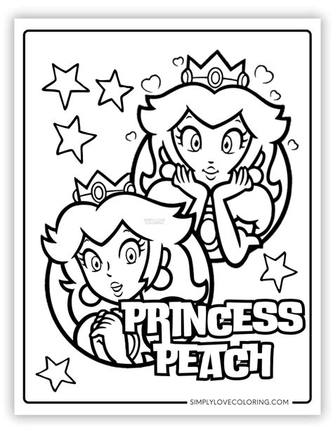 25 princess peach coloring pages free pdf printables – Artofit