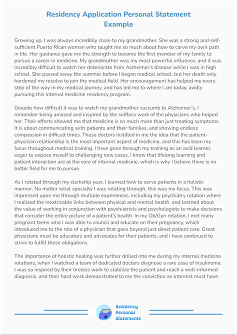 Best Residency Personal Statement Examples to Inspire You