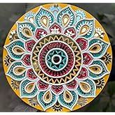 Acrylic Unique Wants Lippan Art Wall Hanging Home Decoration In Circle ...