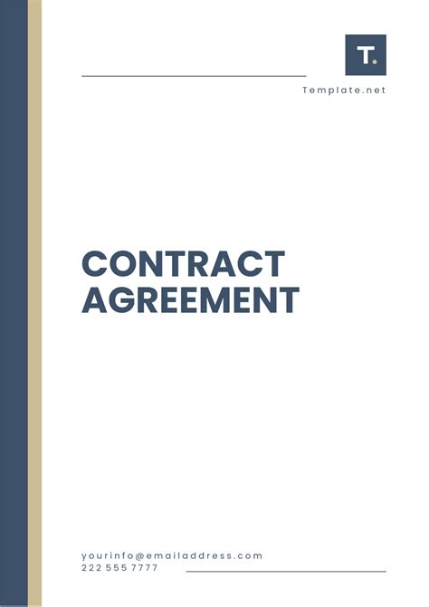 FREE Contract Agreement Templates - Download in Word, Google Docs ...