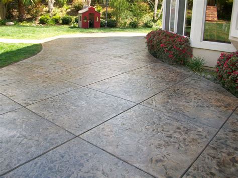 Stamped Concrete Patio Design Ideas