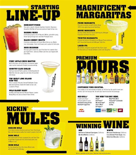 Buffalo Wild Wings Core Menu by Doug Rea at Coroflot.com