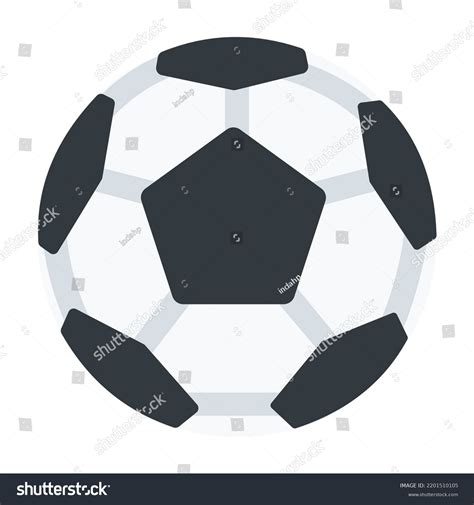 Soccer Ball Icon Emoji Isolated Vector Stock Vector (Royalty Free ...