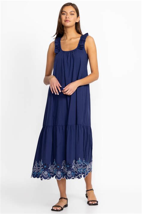 Buy Yoko Eyelet Maxi Dress | Johnny Was