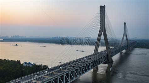 武汉天兴洲长江大桥高清图片下载-正版图片500705276-摄图网