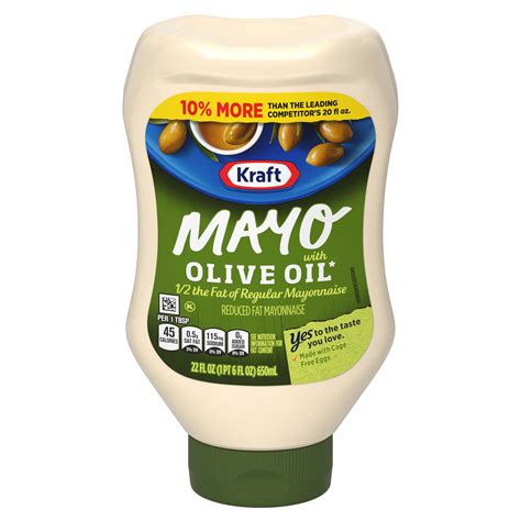 Mayo with Avocado Oil Reduced Fat Mayonnaise | KRAFT SAUCES | Products ...