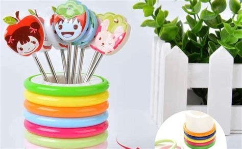 Buy GLOW FIRST Star Cartoon Shape Fruit Forks Set | for Kids Color ...