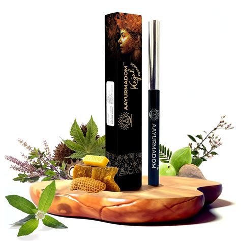 Buy AAYURMADOM Semi-Matte Kajal Stick For All Age Groups Including ...
