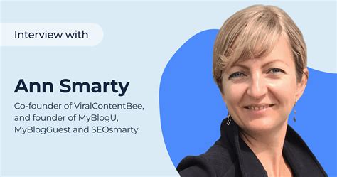 Ann Smarty: about ViralContentBee, MyBlogU, MyBlogGuest & SEOsmarty ᐈ