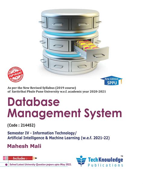 Buy Database Management System For SPPU B.E. IT & AIML Engineering Sem ...