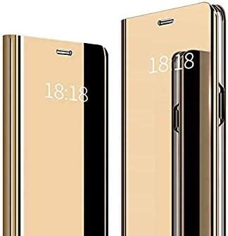More Fit Case for Samsung Galaxy M42 5G - Gold, Clear View Makeup ...