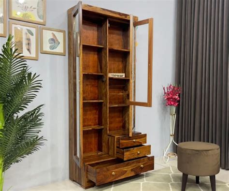 Sheesham Wood Dressing Unit with Mirror & Drawers – Mewar Furniture