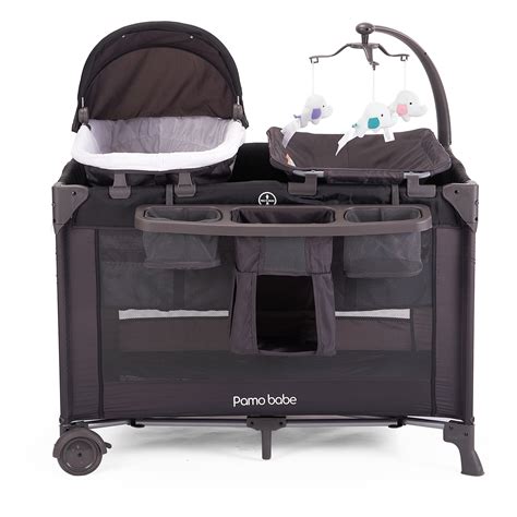 Buy Pamo Babe Unisex Nursery Center Playard with Bassinet & Changing ...