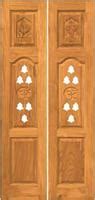 MPT PD405 84x36 Inch 32 mm Frame Burma Teak Wood Pooja Door - 30 mm ...