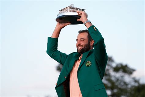 Scottie Scheffler after his Masters triumph