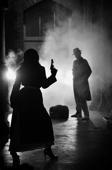 Noir mystery aesthetic | Film noir silhouette, Film noir props, Film ...