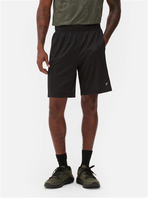 Men's Black Mesh Gym Shorts | Primark
