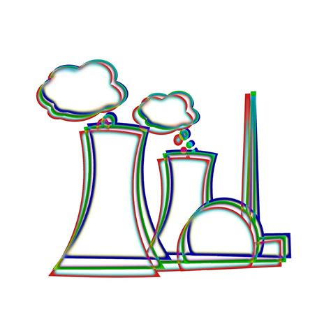 Nuclear Power Plant Drawing