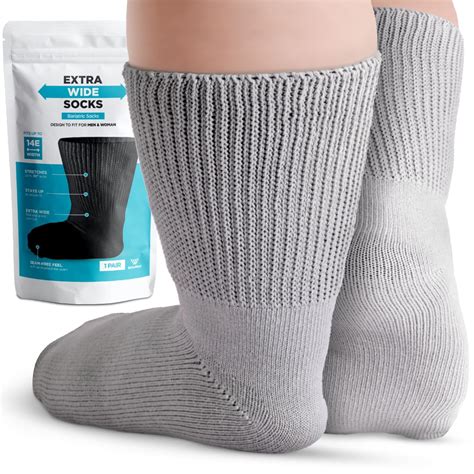 Bariatric Socks Extra Wide, Diabetic Socks for Women, Lymphedema Socks ...
