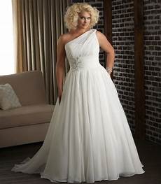 Plus Size Gown Wedding Dresses by Plus Size Wedding Dress 2017 Inexpensive One Shoulder Plus Size Gown Wedding Dresses