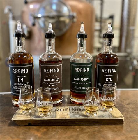 Whiskey Tasting Flight - Paso Robles Distillery Trail