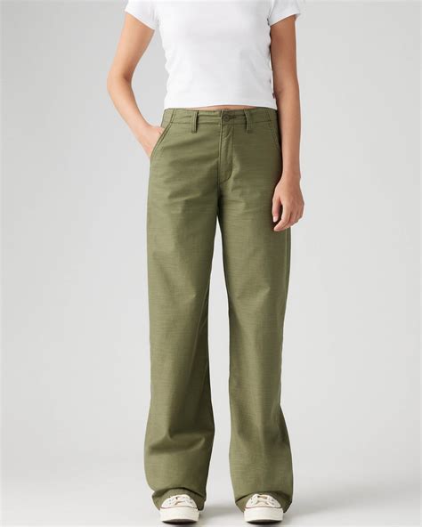 90s Straight Women's Pants - Green | Levi's® US