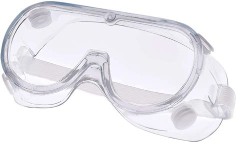 PIRASO PVC Protective Safety Glass Power Tool Unisex Goggles (White ...