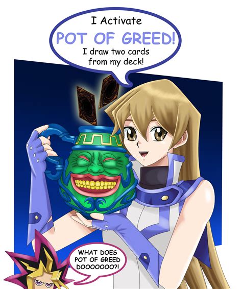 Pot of Greed Artwork I did. : r/yugioh