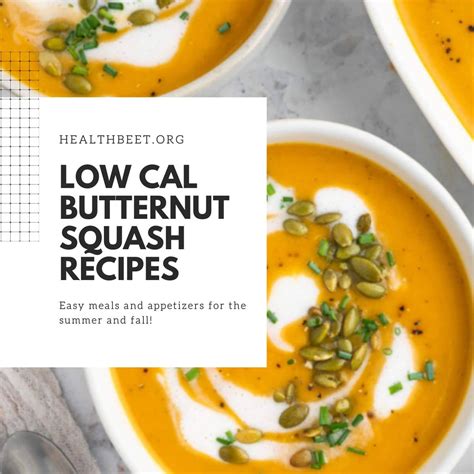 Healthy Butternut Squash Recipes (400 Cal or Less) - Health Beet