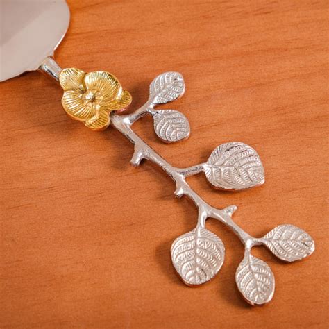 Rose Garden Cake Knife And Server Set Of 2 Online - Premium Cake Server ...