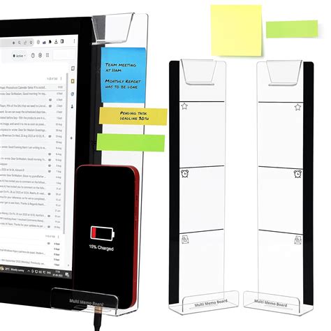 ABOUT SPACE 2 Pcs Monitor Memo Boards with Sticky Notes - Monitor ...
