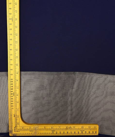 Buy Georgette with Silver Border-Navy Blue Online at Wholesale Prices ...
