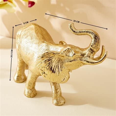 Buy Hoovu Faro Metal Elephant Figurine from Home Centre at just INR 2399.0