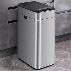 UMAI Stainless Steel Dustbin With Lid | 40L For Kitchen | Automatic ...