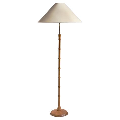 Vintage French Solid Brass 3 Legged Floor Lamp w/New Shade at 1stDibs ...