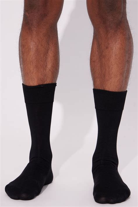 Essential Dress Socks - Black | Fashion Nova
