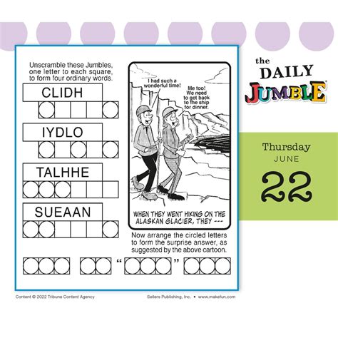 2023 Daily Jumble Calendar | Shop the The Virginian-Pilot Official Store
