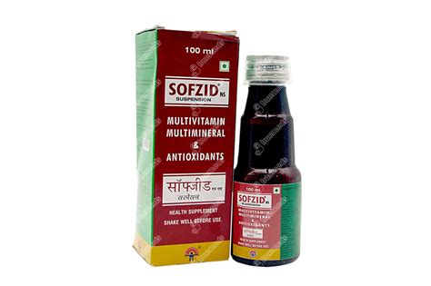 Sofzid Ns Syrup 100 Ml - Uses, Side Effects, Dosage, Price | Truemeds